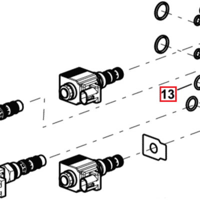 O-ring - 15.08x2.62 - 2.1530.037.0 - SDF