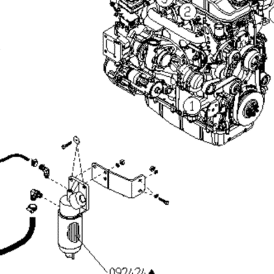 Wkład filtra paliwa - 092424 - MERLO