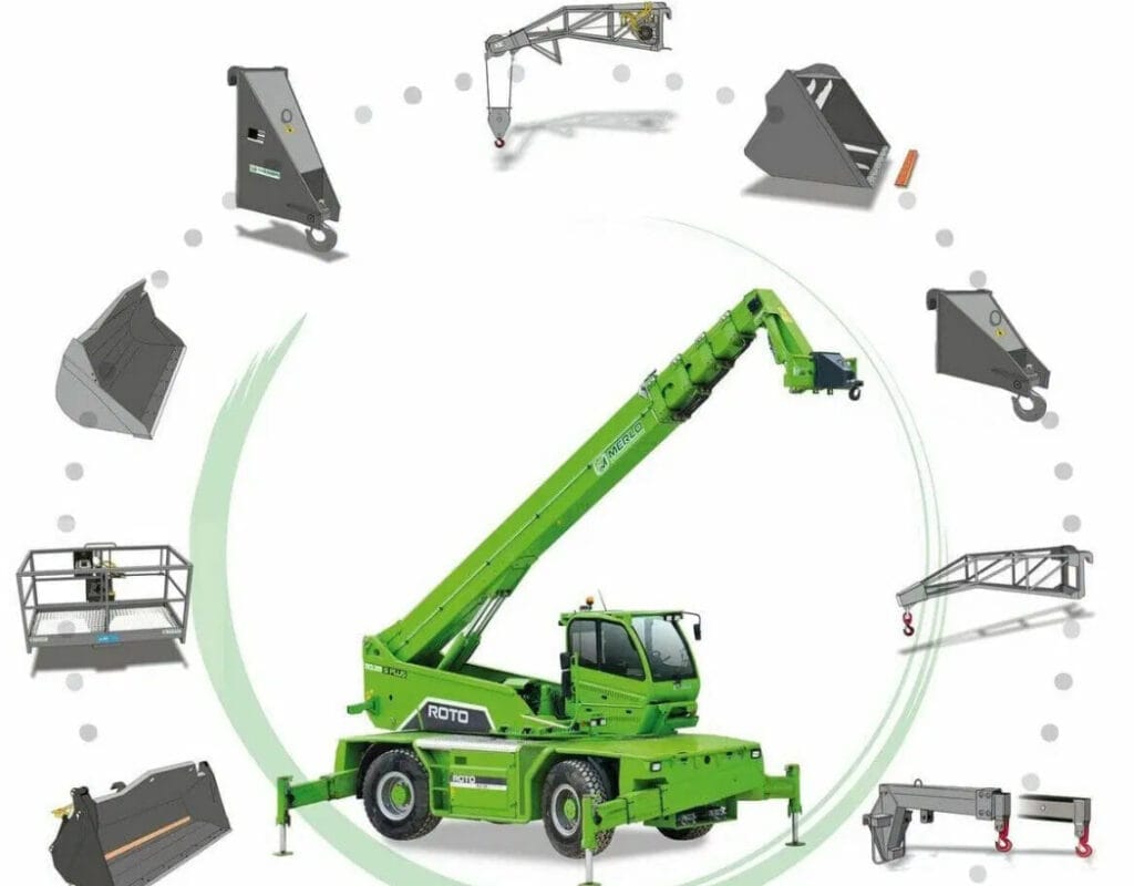 Osprzęt MERLO - Wiele maszyn w jednej 1