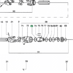 Dysk - Tarcza cierna sprzęgła wałka WOM - 50x70x1MM - 88+190.000.199 - POTTINGER