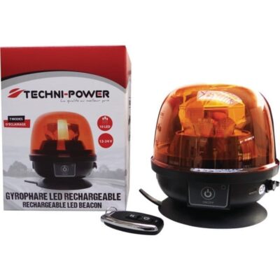 Magnetyczna lampa ostrzegawcza LED z akumulatorem - 1207142 - TECHNI-POWER