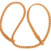 Linka wycieleniowa płasko pleciona - 130cm - 2 pętle - żółty/czerwony - 10259 - KERBL