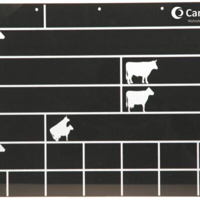Tablica stanowiskowa 40 x 30 cm - czarna - Can Agri