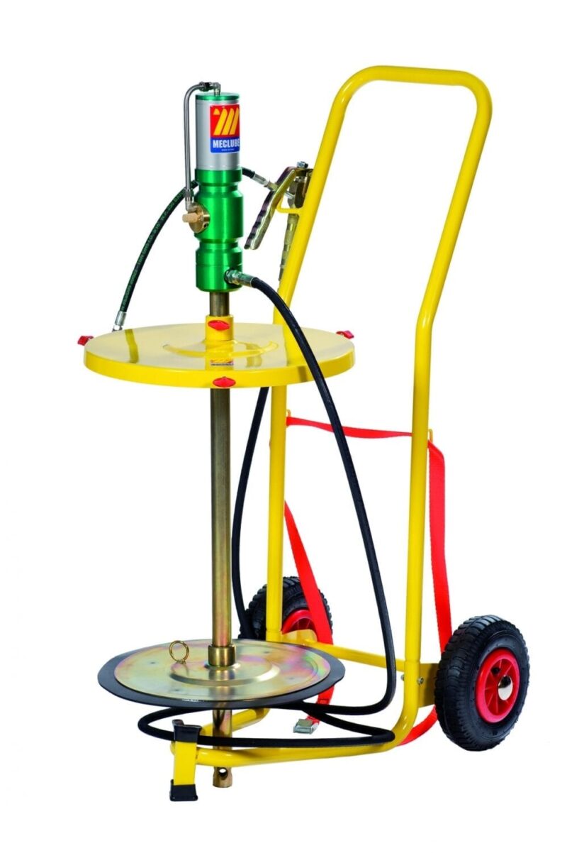 Wózek ze smarownicą pneumatyczną – 18-30 kg Ø 350 mm – 241339 – MECLUBE