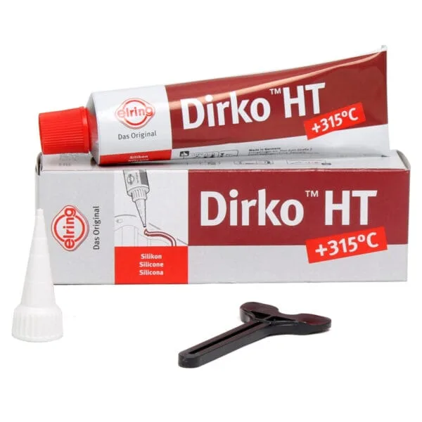 Silikon - Masa uszczelniająca HT - CZERWONA - 70ml - 705.708 - DIRKO ELRING