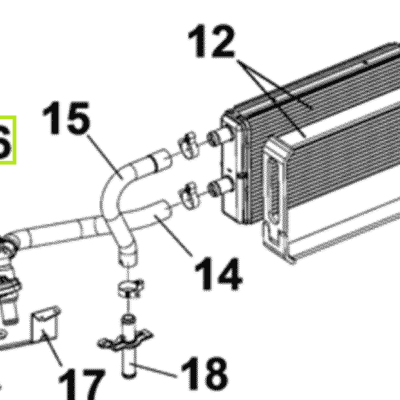 Zawór nagrzewnicy chłodnicy klimatyzacji - 0.900.2619.4 - SDF