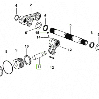 Korbowód podnośnika sworzeń wyciskowy - 0.9131.313.0 - SDF
