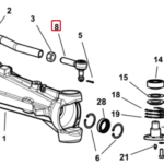 Koncówka drążka kierowniczego przegub kulowy - 0.010.0488.4/10 - SDF