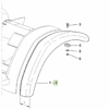 Przedłużenie błotnika lewego - L-240mm - 0.010.7567.0/30 - SDF
