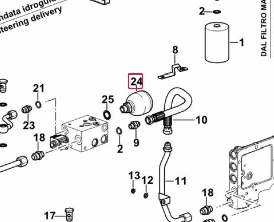 Skumulator hydrauliczny - Hydroakumulator - 0.013.8759.0/20 - SDF