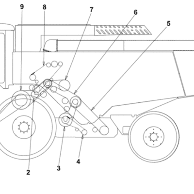 Pas zespolony podajnika - 2HCx4350 - 01145025 - SDF