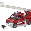 Wóz strażacki Mercedes Sprinter z drabiną i modułem świetlno-dźwiękowym - 02673 - BRUDER