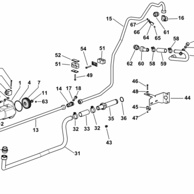 Rura przelewowa pompy Przyłącze - 04453139.3/10 - SDF