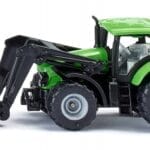 Zabawka ciągniczek - DEUTZ-FAHR mały-metalowy z ładowaczem czołowym 1394 - 1394 - DEUTZ-FAHR