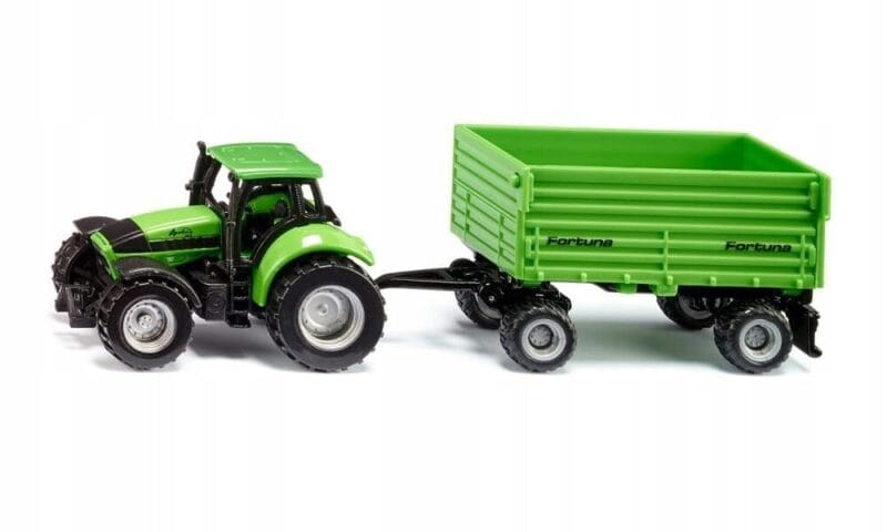 Zabawka ciągniczek z przyczepką – DEUTZ-FAHR Agrotron 265 – 1606 – DEUTZ-FAHR