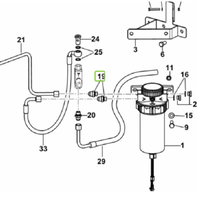 Złączka nypel - m 16 p.1.5-3/4" - 2.3249.227.2 - SDF