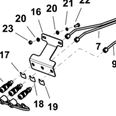 Szybkozłącze hydrauliczne headeru - 2.3729.053.0 - SDF