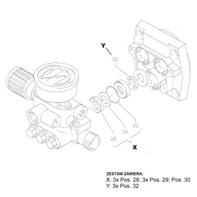 Zestaw naprawczy uszczelnienia wodnego pompy - 49053 - 14MM - KRANZLE