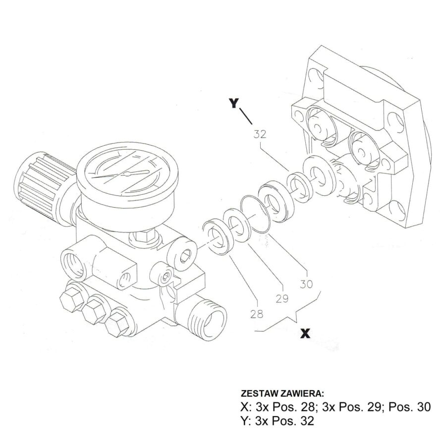 Zestaw naprawczy uszczelnienia wodnego pompy – 49053 – 14MM – KRANZLE