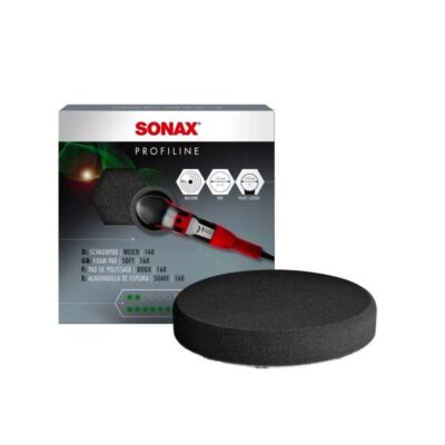 Gąbka polerska czarna miękka super soft fine-pored sponge - 160mm - 493241 - SONAX