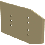 Płoza zagarniająca pług tylna - Ochraniacz płozy - 929.10.021.0 - POTTINGER