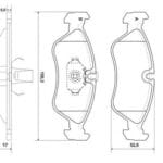 Klocki hamulcowe - AD5 443381 - AD BRAND