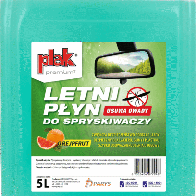 Letni płyn do spryskiwaczy - PREMIUM - 5L - PLAK