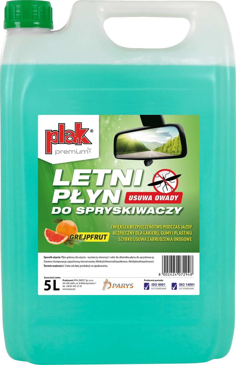 Letni płyn do spryskiwaczy – PREMIUM – 5L – ATA082948 – PLAK