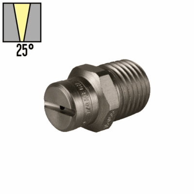 Dysza wodna płaskostrumieniowa - kąt 25 stopni - 0451/4-K185 - D25045 - KRANZLE