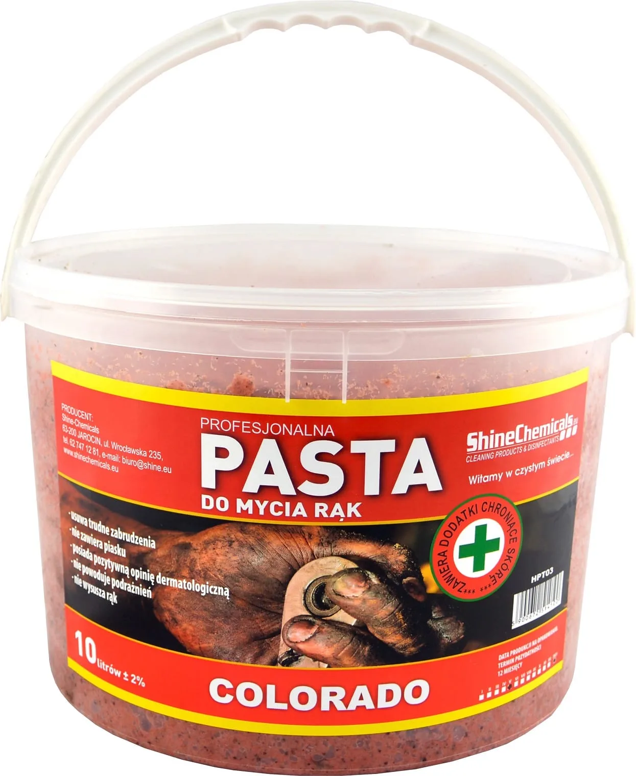 Pasta do mycia rąk - PROFESJONALNA - COLORADO - 10L - 2514100 - ShineChemicals