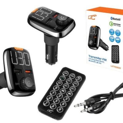 Transmiter FM LTC Bluetooth USB 5V/1A + QC 3.0 - LXTR220D - LTC