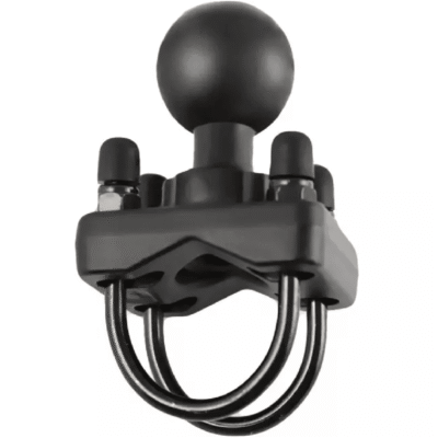 Uchwyt montowany do ramy kierownicy relingu z głowicą obrotową - C - 1,5"3,15-3,81CM RAM-235-1U - RAM-235-1U - RAM MOUNTS