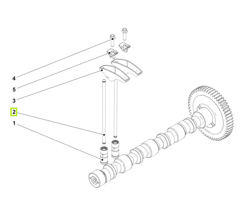 Śruba tłok dźwigienki zaworowej – 04127376 – DEUTZ