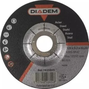 Tarcza tnąca do metalu - 125x3,2x22,23 - DIADEM