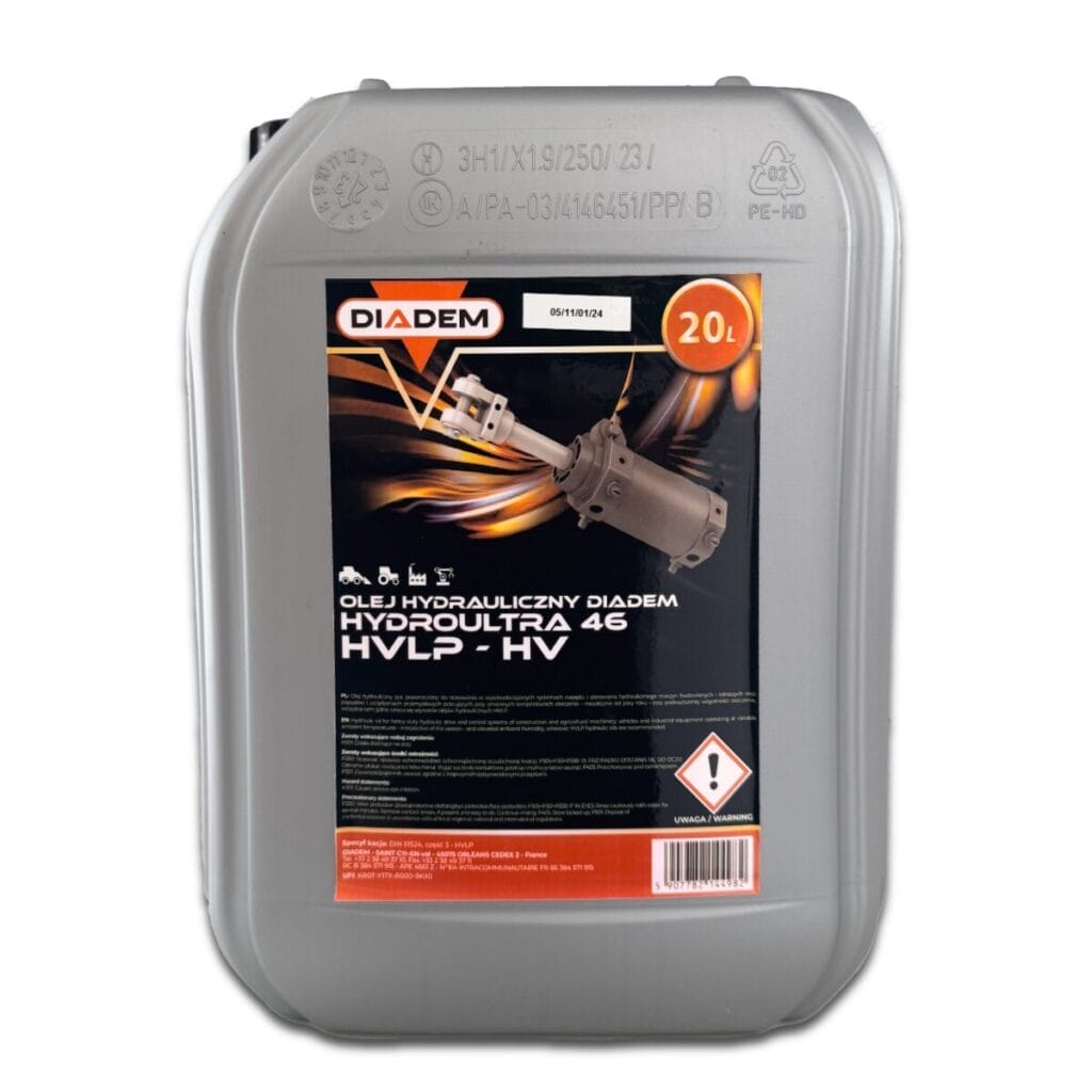 Olej hydrauliczny – HydroUltra 46 HVLP-HV – 20L – DIADEM46HVLP20 – DIADEM
