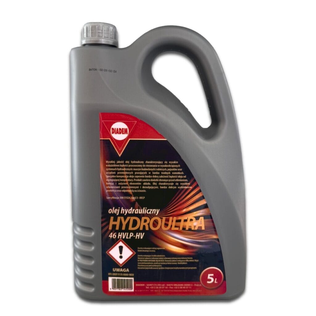 Olej hydrauliczny – HydroUltra 46 HVLP-HV – 5L – DIADEM46HVLP5 – DIADEM