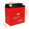 Akumulator żelowy motocyklowy - LTX7L-BS - 12V 7AH - LTC