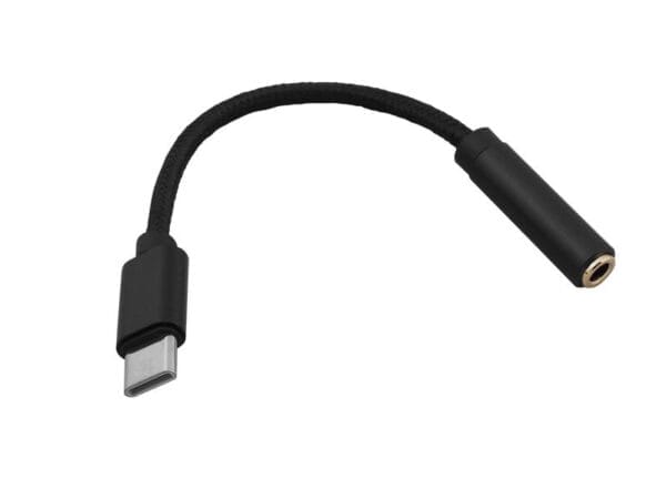 Adapter gniazdo Jack - Wtyk USB-C - HQ - LTC