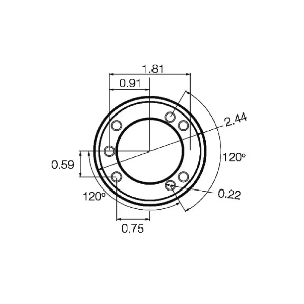 KULA C - 1cal - Uchwyt - 6,2CM - RAM-202U - RAM MOUNT