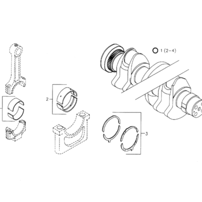 Panewka główna korbowodu - 73,75 MM - 02929106 - DEUTZ AG