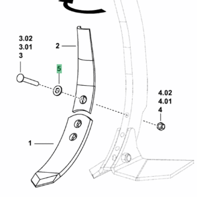 Podkładka - Dysk 15/35x2,00 ISO 4759-3 - 167.607 - POTTINGER