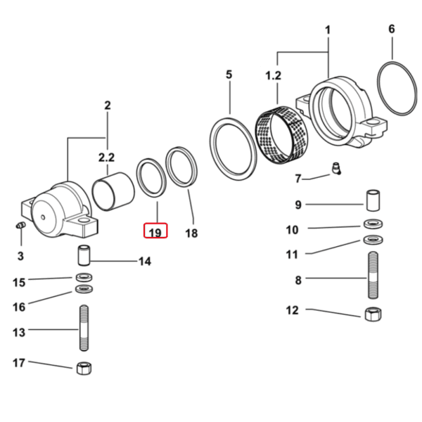 Podkładka ustalająca - 63x77x4 - 2.1599.825.0 - SDF