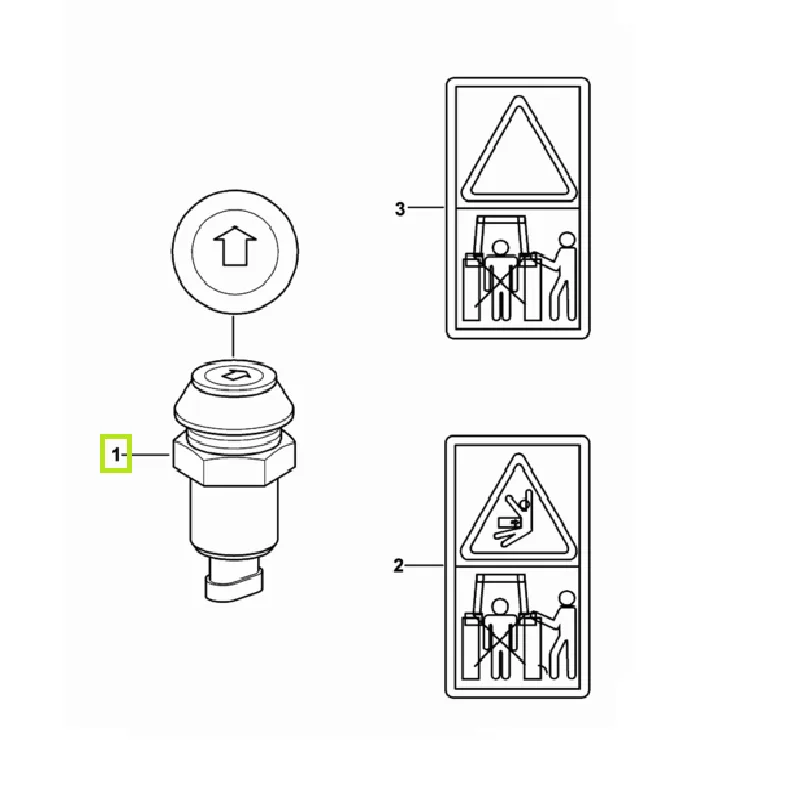 Przycisk podnośnika - włącznik góra - 2.7659.347.0 - SDF