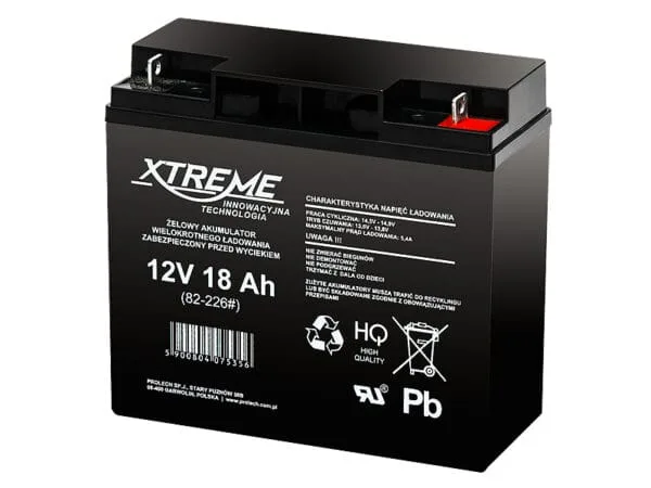 Akumulator żelowy - 12V 18AH - XTREME