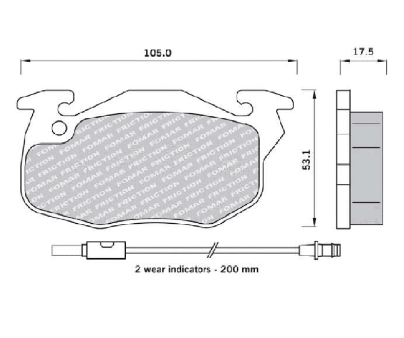 Klocki hamulcowe – AD5 529481 – AD BRAND