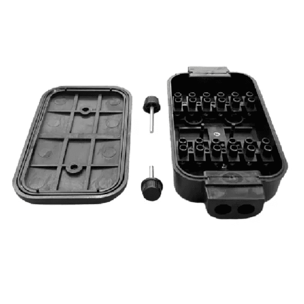 Puszka elektryczna 12 -polowa - czarna - KAMAR