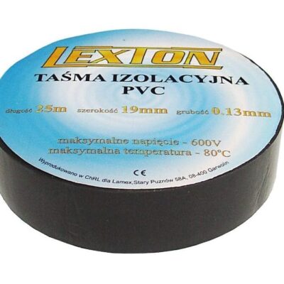 TAŚMA IZOLACYJNA CZARNA 25M - LEXTON