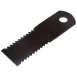 Nóż rozdrabniacza do słomy - Nóż sieczkarni - 173x50x5mm - Ø18.1mm - 281445N - SCHUMACHER