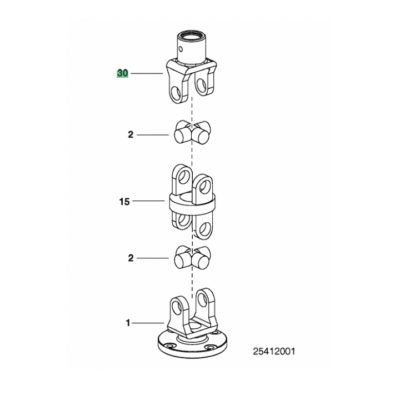 Widłak 21 zębów - 35mm - 88+151.012.345 - POTTINGER
