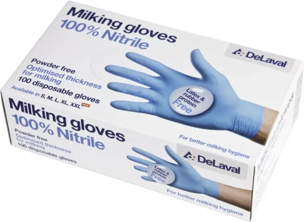 Rękawiczki nitrylowe - rozmiar XXL - opak 100szt. - 85961914 - Delaval
